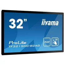iiyama 24 / 7 interaktív kijelző, 31,5" , 1920x1080, 16:9, 425cd, 8ms, 3000:1,VGA / HDMI / DP, TF3215MC Iiyama