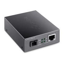 TP-LINK Optikai Media Konverter WDM 100(réz POE)-100FX(SC) Single mód, TL-FC111PB-20