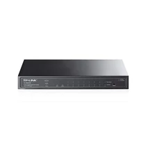 TP-LINK Switch 8x1000Mbps (8xPOE) + 2xSFP, Menedzselhető, TL-SG2210P