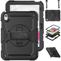 Tech-Protect Solid 360 ütésálló tok - Apple iPad 10.9 (2022) / iPad 11 (2025) - fekete - ECO TECH-PROTECT