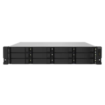 QNAP NAS 12 fiókos TS-1232PXU-RP-4G Cortex-A57 4x1,7GHz, 1x4GB RAM, 2x2.5G / 1G / 100M, 2x10GbE SFP+ QNAP