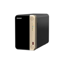 QNAP NAS 2 fiókos Celeron N5095 4x2,9GHz, 8GB RAM, 2x2500Mbps, HDMI 2.1, 2xM.2 2280 Slot, 2xUSB3.2Gen2 - TS-264-8G