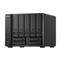QNAP NAS 9 fiókos TS-h973AX-32G AMD Ryzen 4x2,2GHz, 2x16GB RAM, 2x2.5G / 1G / 100M, 1x10GBASE-T (10G / 5G / 2.5G / 1G / 100M) QNAP