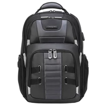 TARGUS Notebook hátizsák TSB956GL, DrifterTrek 11.6-15.6" Laptop Backpack with USB Power Pass-Thru - Black Targus