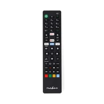 Nedis csere távirányító ,Sony ,Fix ,1 eszköz ,Amazon Prime , Disney+ , Netflix , YouTube gombok ,Infravörös ,Fekete NEDIS