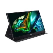 ACER IPS hordozható Monitor PM161QB1bmiuux 15,6", 16:9 FHD, 60Hz, AdaptiveSync, 4ms, 250nits, HDMI, 2xUSB-C, MM, fekete Acer