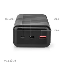 Nedis UPBKPD30000BK hordozható külső akkumulátor, powerbank 30000mAh NEDIS