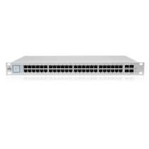 UBiQUiTi Switch 48x1000Mbps (POE + ) + 2x10Gbps SFP+ + 2x1000Mbps SFP, Menedzselhető, Rackes - US-48-500W