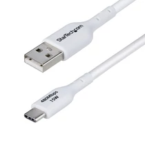 3M USB-A TO USB-C CABLE WHITE CHARGER CORD USB 2.0 DATA TRANSF