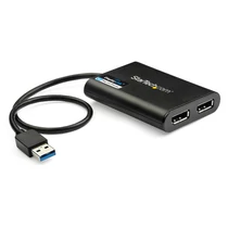 USB TO DUAL DP ADAPTER 4K 60HZ .