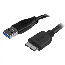 6FT SLIM USB 3.0 MICRO B CABLE .