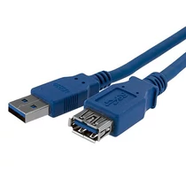 1M BLUE USB 3 EXTENSION CABLE .