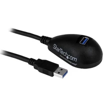 5 BLACK USB 3 A-A M/F CABLE .