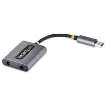 USB-C HEADPHONE SPLITTER C TO DUAL 3.5MM AUDIO ADAPTER