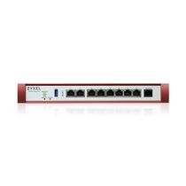 ZYXEL Tűztfal 1x2.5-GbE port + 6x1-GbE +1xPOE+ 1xUSB 3.0 + 1konzol port + 1 év Security Bundle, USGFLEX200HP-EU0102F Zyxel