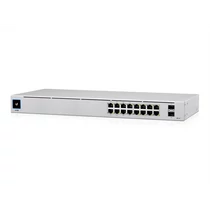 UBiQUiTi Switch 16x1000Mbps (8xPOE + ) + 2x1000Mbps SFP, Menedzselhető, Rackes - USW-16-POE