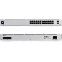 UBiQUiTi Switch 24x1000Mbps + 2x1000Mbps SFP, Menedzselhető, Rackes - USW-24