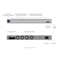 UBiQUiTi Switch 16x10Gbps + 8x2,5Gbps + 2x25Gbps SFP28, Menedzselhető, Rackes - USW-PRO-XG-24 Ubiquiti