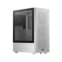 ADATA XPG Ház Midi ATX Valor MESH, 4x120mm ventilátor, Tápegység nélkül, üvegfalú, fehér ADATA