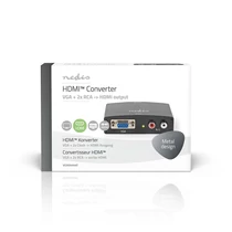 Nedis VCON3454AT (converter) VGA konverter, VGA bemenet, HDMI kimenet 1080p | 1,65 Gbps, aktív eszköz NEDIS
