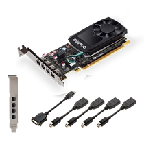 PNY NVIDIA Quadro P1000 GDDR5 4GB/128bit, 640 CUDA PCI-E 3.0 x16, 4xminiDP, Low