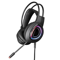 VARR sztereó gaming fejhallgató, USB, 7.1 térhatású hangzás, RGB, fekete