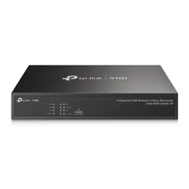 TP-LINK Video Recorder 4 csatornás POE+ + 1x2TB HDD, VIGI NVR1004H-4P-2TB TP-Link
