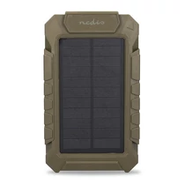Nedis 8000mAh powerbank beépített napelem panellal, vadkamerákhoz, 5V, 6V, 12V, IPX56, WCPBK80GN NEDIS