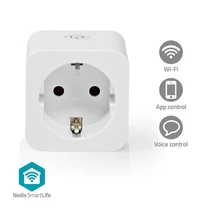 Nedis WIFIP121FWT okos konektor szett, Wi-Fi, IP21, 3680W, fogyasztásmérő, Android™ / IOS NEDIS