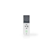 Nedis okos konnektor WIFIPO120FWT, Wi-Fi | IP44 | Teljesítménymérő | 3680 W | Dugó földelt érintkezővel NEDIS