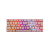 White Shark W029928  WAKIZASHI-P / BL-US pink mechanikus gamer billentyűzet, kék kapcs. (angol) White Shark