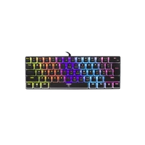 WHITE SHARK GK-2202-2B / R-US ASHIKO-2 / B/R-US fekete mech. bill. angol, 61 piros kapcs White Shark