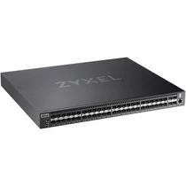 ZYXEL Switch  48xGigabit SFP + 4xGigabit SFP + , Fémházas Menedzselhető Rackes, XGS4600-52F-ZZ0101F Zyxel