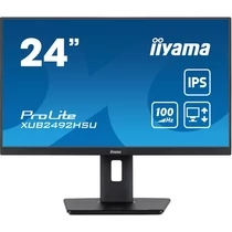 iiyama Prolite IPS monitor, 23,8", 1920 x 1080, 16:9, 250cd, 0,4ms, 1300:1 HDMI / DP / USBx4, XUB2492HSU-B6 Iiyama