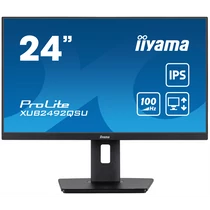 IIYAMA ProLite monitor, IPS, 23.8", 2560x1440, 16:9, 300 cd / m˛, 0,5ms, 1000:1, HDMI / DisplayPort / USB Iiyama