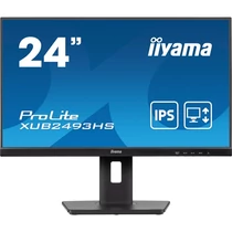 iiyama Prolite IPS monitor, 23,8", 1920 x 1080, 16:9, 250cd, 0,5ms, 1300:1 HDMI / DP, XUB2493HS-B6 Iiyama