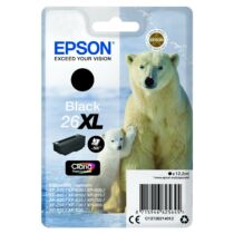 Epson T2621 Patron Black 12,2ml 26XL (Eredeti)