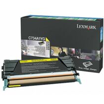 Lexmark C734/X734 Return Toner Yellow 6K (Eredeti) C734A1YG
