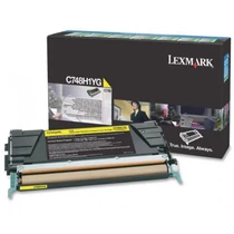 Lexmark C748 High Return Toner Yellow 10K (Eredeti) C748H1YG