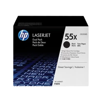 HP CE255XD Toner Black 2x12,5k No.55XD (Eredeti)