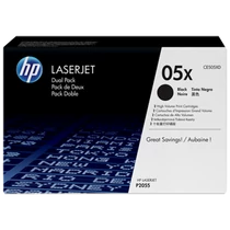 HP CE505XD Toner Black 2x6,5k No.05XD (Eredeti)