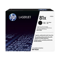 HP CF281X Toner Black 25k No.81X (Eredeti)