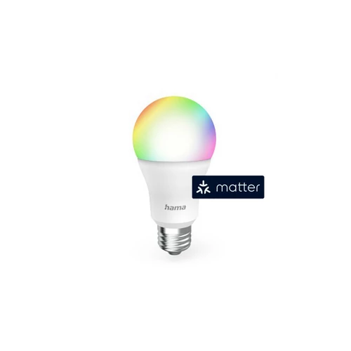 HAMA 176640, OKOS WIFI LED IZZÓ E27 RGBW,9W,MATTER HAMA