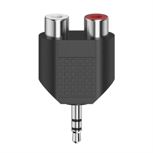 HAMA 205187, FIC ST ADAPTER SZTEREO 3,5MM JACK DUGÓ - 2RCA ALJ HAMA