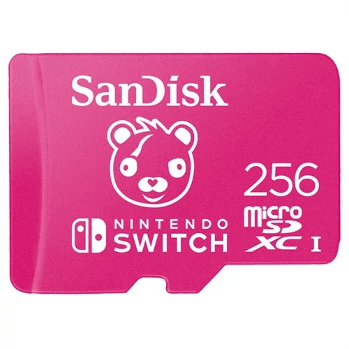 SANDISK 215473, microSDXC KARTYA NINTEn SWITCH - 256GB, 100 / 90 MB / s Fortnite EDT. SanDisk