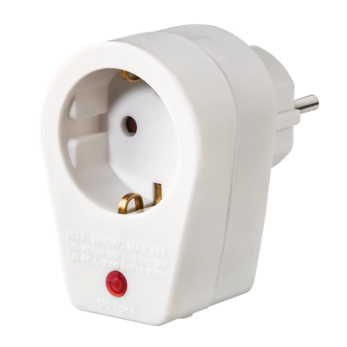 HAMA 223323, FIP HÁLÓZATI TÚLFESZÜLTSÉG VÉDŐ ADAPTER, FEHÉR HAMA