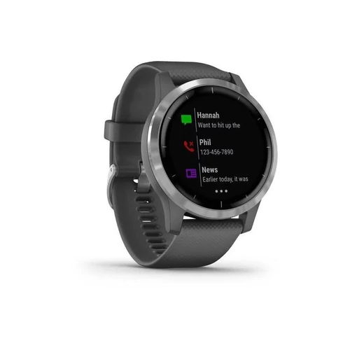 Garmin vivoactive 4 shadow gray / silver eeu