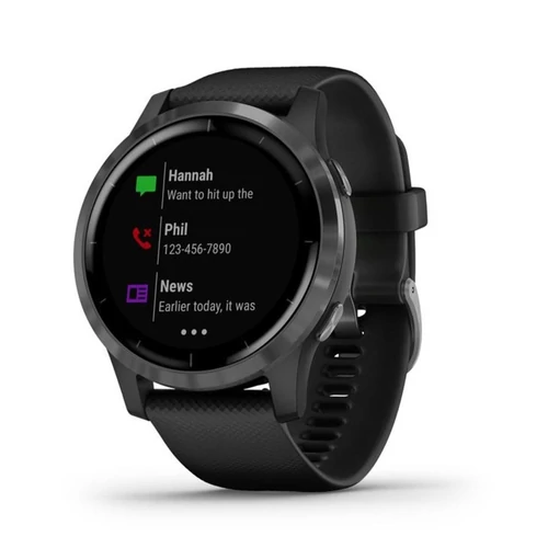 Garmin vívoactive 4 fekete szürke csattal