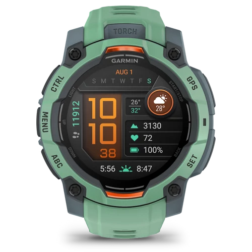 Garmin instinct 3, 45mm amoled, tropic