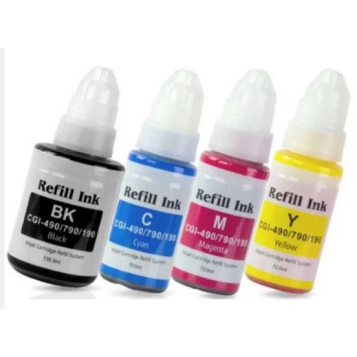 Utángyártott CANON GI490 Tinta Dye Black 135ml White Box